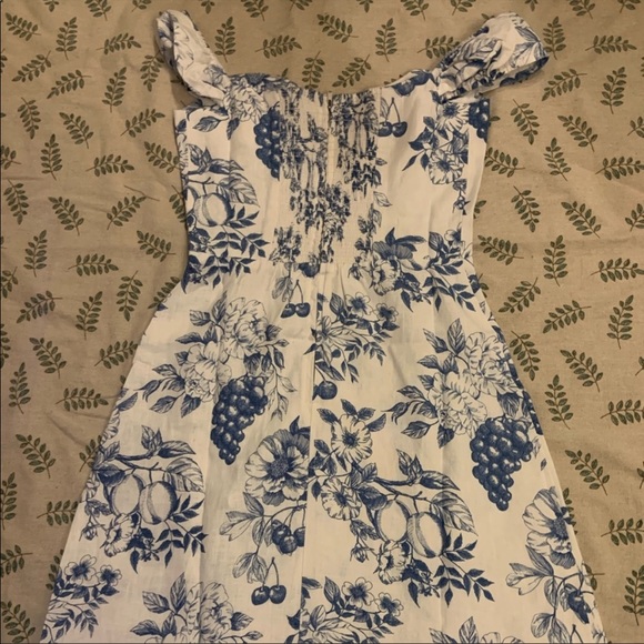 Reformation Bridgton Linen Dress Corsica - Picture 5 of 8